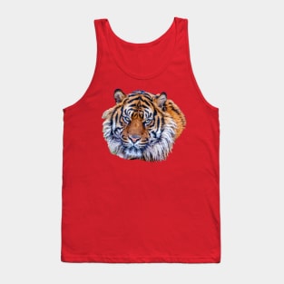 Sumatran Tiger with his eyes on you Tank Top